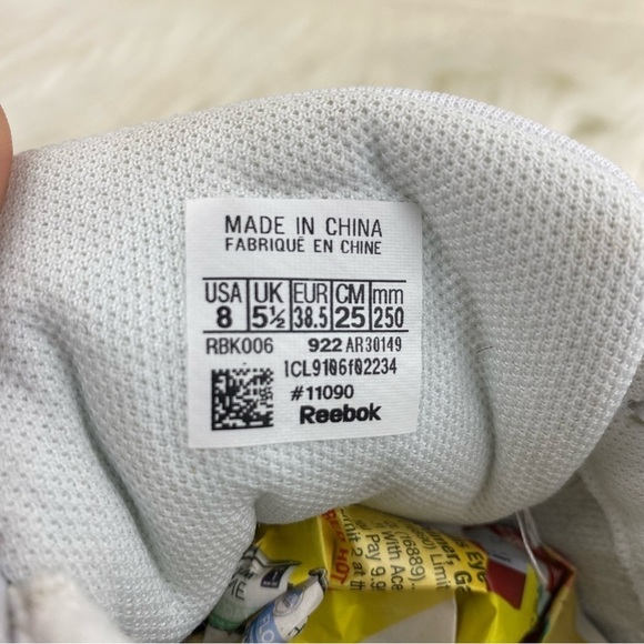 REEBOK WOMAN COURT ADVANCE BOLD CLUB MEMT SNEAKERS SIZE 8 - Picture 8 of 9